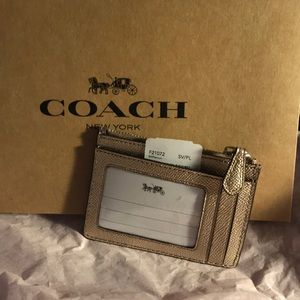 NWT Coach Skinny Mini ID Case